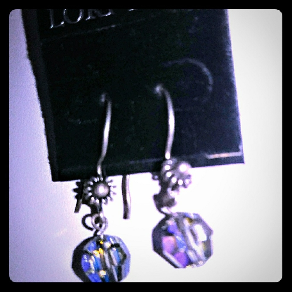 Lori Lori champagne Swarovski Crystal earrings